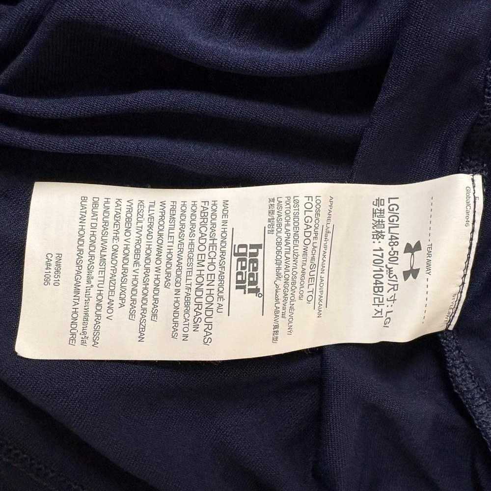 Under Armour Women's Navy and Gray Long Sleeve Top - Picture 4 of 5